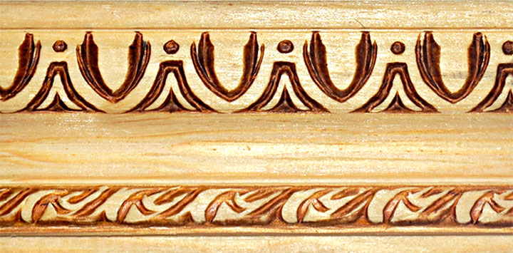 Moldura de madera para uso general M6